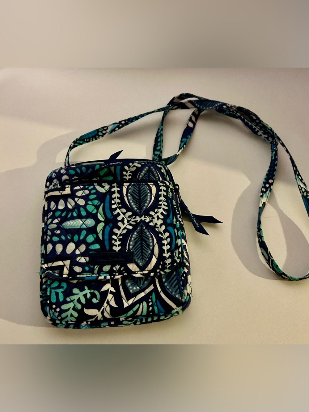 Vera Bradley Blue Island Medallian Mini Hipster